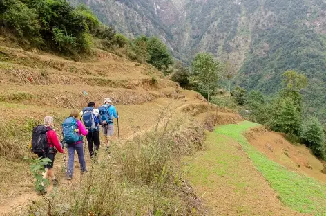 Entre Singla et Khorla- Manaslu - Népal