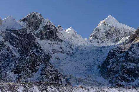 juste avant le Larkya pass -Manaslu Népal