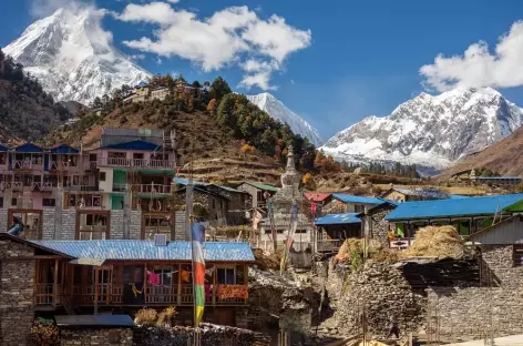 Shyala et le Manaslu-Népal