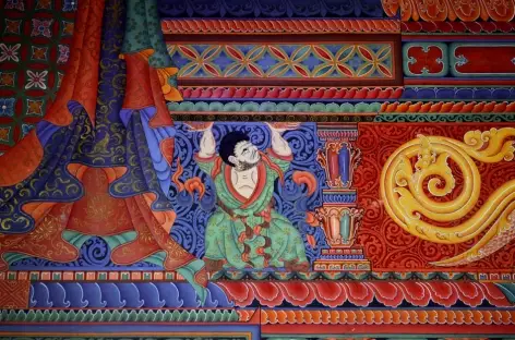 Peinture à Lo Manthang