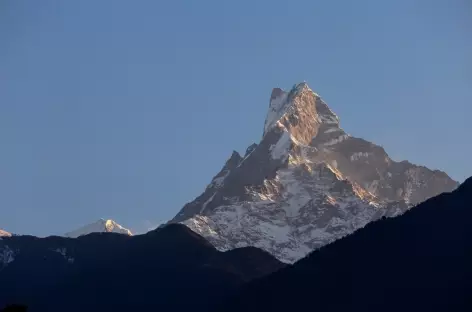 Le Machhapuchhare depuis Sanctuary Lodge