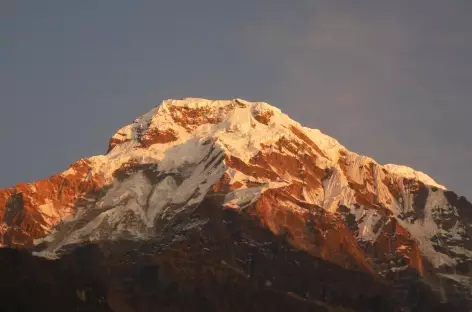Lever de soleil Annapurna Sud