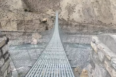 Pont suspendu de Ghilingupa, Mustang