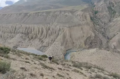 Au-dessus de la vallée Ghilingupa, Mustang