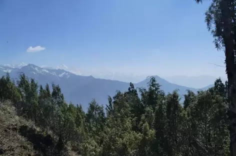 Vue sur le massif de l'Everest - Langtang