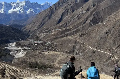 Retour du camp de base de l'Ama Dablam