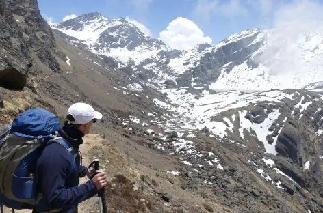 Vers les lacs de Gosaïkund - Langtang