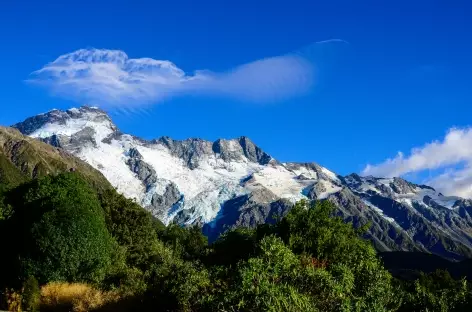 Mont Sefton depuis le village du Mont Cook - Nouvelle Zélande