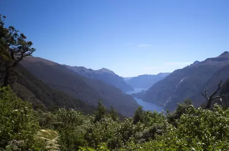 Col de Wilmot Pass, en contrebas le Doubtful Sound - Nouvelle Zélande