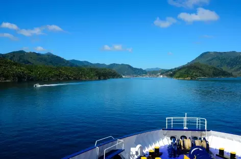 Traversée en ferry entre Wellington et Picton - Nouvelle Zélande