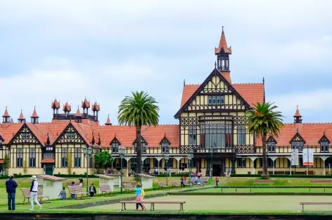 Edifice du Bath House à Rotorua - Nouvelle Zélande