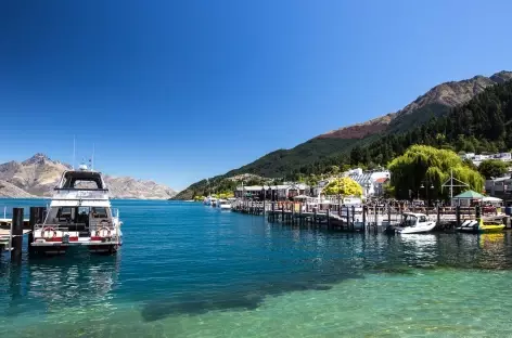 Le lac Wakatipu et Queenstown - Nouvelle Zélande