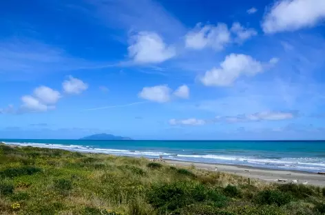 Côte sauvage vers Otaki Beach - Nouvelle Zélande