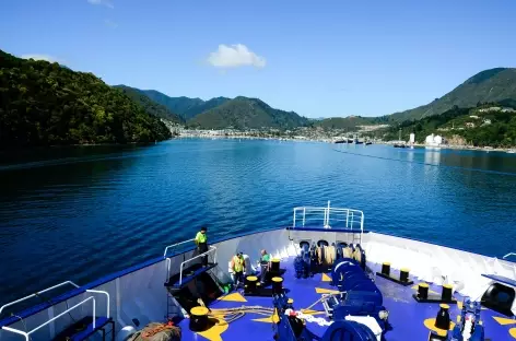 Traversée en ferry entre Wellington et Picton - Nouvelle Zélande