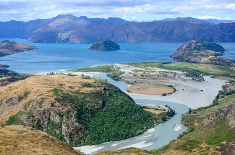 Randonnée de Diamond Lake, au-dessus du lac de Wanaka - Nouvelle Zélande