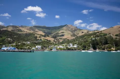 Port d'Akaroa, péninsule de Banks - Nouvelle Zélande