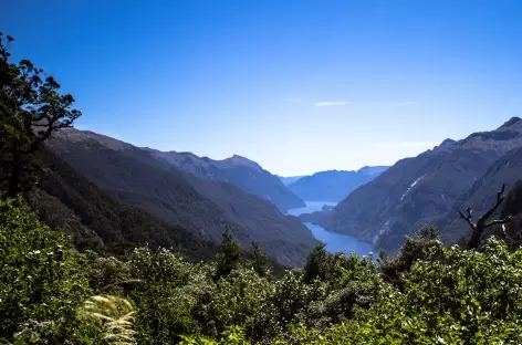Le Doubtful Sound depuis Wilmot Pass - Nouvelle Zélande