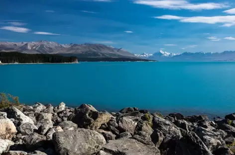Le Lac Pukaki et le massif du Mt Cook - Nouvelle Zélande