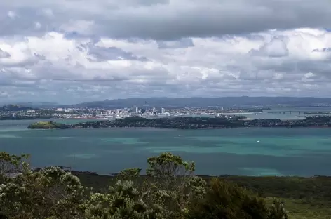 Vue sur Auckland depuis le sommet du Rangitoto - Nouvelle Zélande