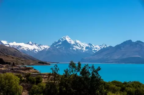 Le massif du Mt Cook, depuis Peter's Lookout - Nouvelle Zélande