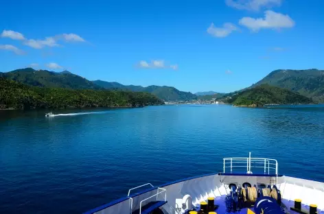 Arrivée à Picton, île du Sud - Nouvelle Zélande