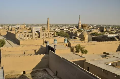 Vue panoramique sur la ville ancienne de Khiva - Ouzbékistan
