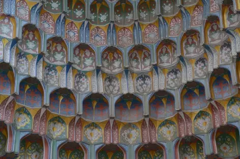 Détail de fresques, Ouzbékistan - 