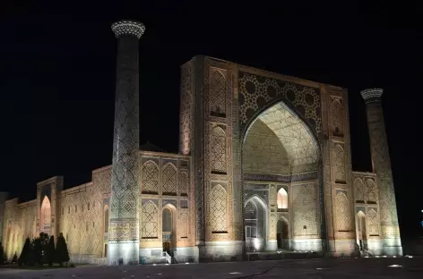 Registan la nuit, Samarcande