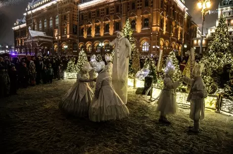 Moscou, spectacle de rue