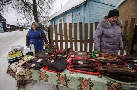 Izborsk, marché local
