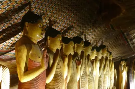 Statues de Bouddha - Temple de Dambulla - 