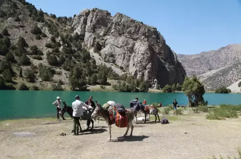 Caravane pendant le trekking