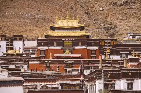 L'importante cité monastique de Shigatsé - Tibet