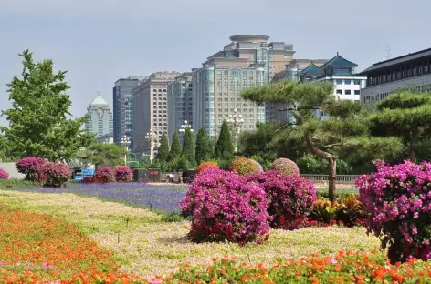 La grande avenue de la Paix Céleste, Pékin, Chine