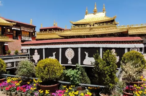 Le palais du Jhokang, monastère le plus sacré du Tibet