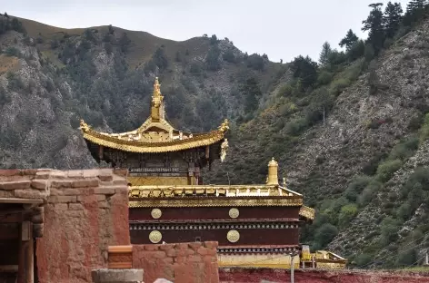 Monastère en Amdo entre Labrang et Tongren - Chine