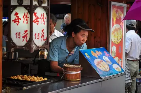 Petit marché à Pékin, Chine