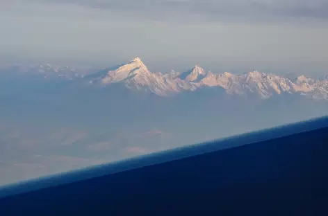 Vol au-dessus du Tibet