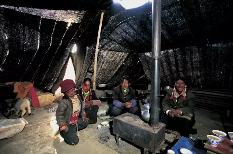 Sous la tente nomade, Tibet