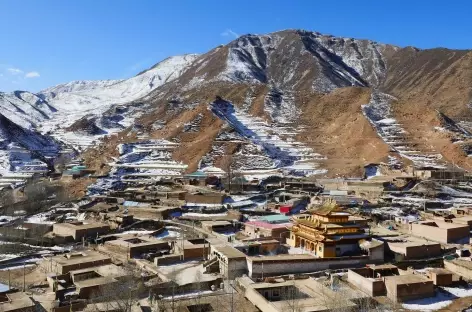 Monastère sous la neige - Amdo
