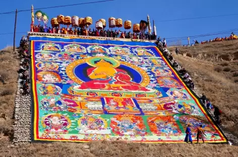 Grand thangka - Amdo