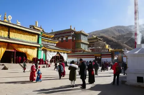 Cour du monatère - Amdo