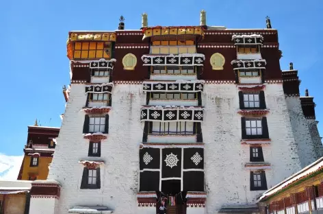 Au Potala, Lhassa - Tibet
