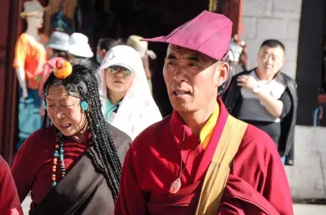 Moine à Lhassa - Tibet