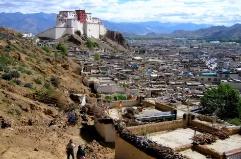 Potala et village de Shöl - Tibet
