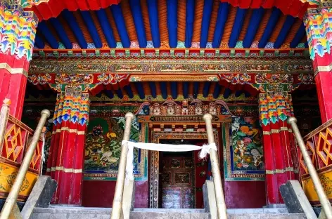 Entrée du monastère Samding - Tibet