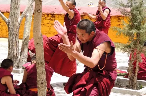 Joutes à Ganden - Tibet
