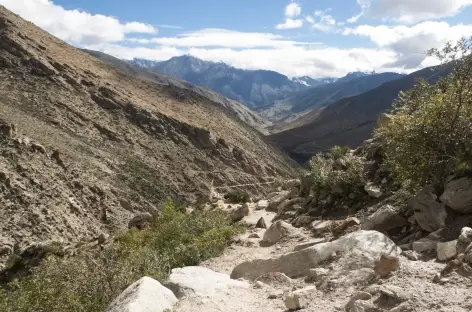 Retour vers les villages - Tibet