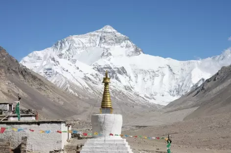 Everest depuis Rongbuk - Tibet