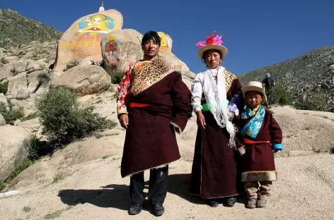 Famille tibétaine - Tibet